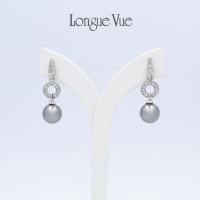 ราคา ต่างหูมุกแฟชั่น Longue Vue (23301193685)