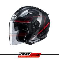 ราคา หมวกกันน็อค หมวกเปิดหน้า HJC รุ่น FG-JET KOMINA MC1SF (15066293609)