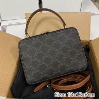 ราคา CELINE Crossbody Bag ของแท้ 100% [จัดส่งฟรี] (25610407052)