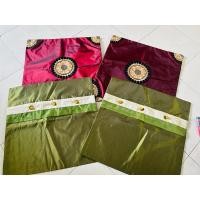 ราคา ปลอกหมอนอิง ผ้าไหมผสมฝ้าย ขนาด 40×40 cm. set 2 ชิ้น (25431946874)