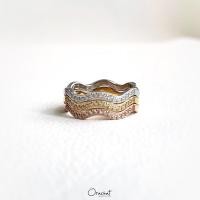 ราคา Tiny wave 14k ring. (แหวนเกลี้ยงลายคลื่น ตัวเรือนชุบ 14k ไม่ลอกไม่ดำ) (23349179559)
