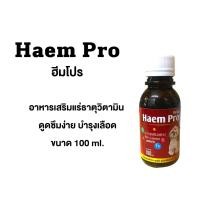 ราคา Haem Pro ฮีมโปร บำรุงเลือดชนิดน้ำ 100 ml (20666407665)