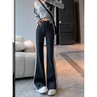 ราคา กางเกงวอมขาม้าแต่งแถบ (29811779102)