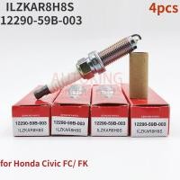 ราคา 4 ชิ้น ILZAR8H8S 12290-59B-003 หัวเทียนอิริเดียมสําหรับ Honda Civic Accord URV 1.0T 1.5T (26505320080)