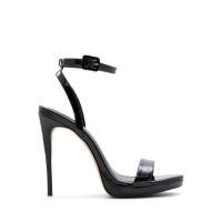 ราคา ALDO KAT Women รองเท้าส้นสูงรัดข้อสีดำ (25762368782)