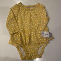 ราคา carter's ชุดเด็ก ชุดนอน บอดี้สูทขายาวปิดเท้า มือ1 (12462169788)