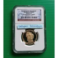 ราคา เหรียญเกรด NGC PF69 Ultra Cameo -Franklin Pierce Dollar 2010-S (27310009021)