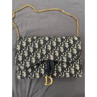 ราคา Dior Saddle Wallet On Chain tweed vintage bag (19885090691)