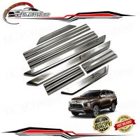 ราคา ชุด ชายบันได สแตนเลส 4ประตู กันรอย แปะบน แปะล่าง 8 ชิ้น Mitsubishi Pajero Sport Montero Sport (9163640344)
