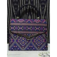 ราคา กระเป๋าผ้าทอลายแพรวา (3269090172)