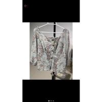 ราคา เสื้อลายดอกสาวอวบแขนจั๊ม (14534321033)