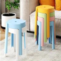 ราคา ครัวเรือนสตูลพลาสติกหนาWindmillรอบเก้าอี้ห้องนั่งเล่นสร้างสรรค์ที่เรียบง่ายทันสมัยโต๊ะรับประทานอาหารพลาสติกสูงchair33*45 (24280238485)