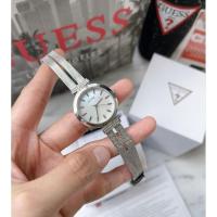 ราคา หน้าปัดมุก สายประดับคริสตัล ✨ นาฬิกา Guess GW0471L1 ARRAY SILVER (28800399885)