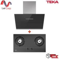 ราคา (Teka) เครื่องดูดควัน รุ่น DVV 90 + เตาฝังกระจกเซรามิก 2 หัวแก๊ส GQ 73 2G AI AL 2TR (29802033523)