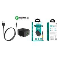 ราคา Hoco C70 สายชาร์จพร้อมปลั๊ก Charger Set Fast Charging 3.0 Aสำหรับ Micro USB/ TypeC USB (4962946070)