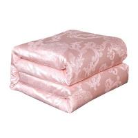 ราคา ผ้าห่มผ้าแพร ขนาด6ฟุต ไส้ใยไหมบริสุทธิ์ 100% มีพร้อมส่ง 5 สี (1434332050)
