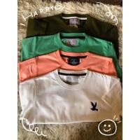 ราคา เสื้อผ้าแฟชั่น เสื้อยืดคอกลม ลายปักนูน สีสดสวย ปักลายCCนก (23920535830)