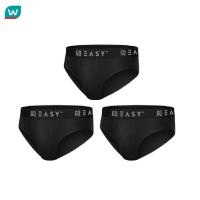 ราคา GQ จีคิว อีซี่ กางเกงในชาย แพ็ค 3ชิ้น สีดำ ไซส์ S (23937850186)