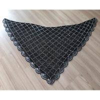 ราคา ผ้าคลุมไหล่งานถักร้อยด้วยลูกปัด สีดำ มือสอง ของแท้%จากญี่ปุ่น✨✨ (25012158189)