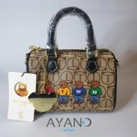 ราคา กระเป๋าทรงหมอนมินิ 7 นิ้ว Daivd Duke (TTWN BEAR) (สีน้ำตาลPU) (6172005597)