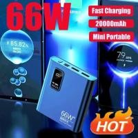 ราคา 20000mAh PD 66W Super Fast Charging Power Bank HD Digital Portable Charger External Battery for Apple Xiaomi Universal (23758951180)
