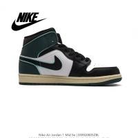 ราคา Nike (NIKE) AIR JORDAN 1 MID ผู้ชายและผู้หญิงรองเท้าบาสเกตบอลแฟชั่นน้ำหนักเบารองเท้าผ้าใบ AJ1 JORDAN 1 รองเท้าผ้าใบรุ่นจ (22090285188)