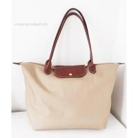 ราคา longchamp มือสอง ของแท้ , longchamp แท้ ,longchamp le pliage medium สี kaki (1527453412)
