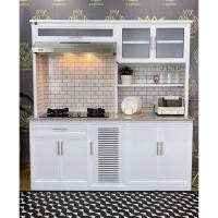 ราคา ตู้ครัวสำเร็จรูป ขนาด 180 ซม.พร้อมเตาเเก๊ส เเละเครื่องดูดควัน (29663839949)