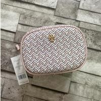 ราคา NEW TORY BURCH T ZAG COSMETIC POUCH กระเป๋าเครื่องสำอางสีชมพู (8149048210)