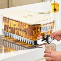 ราคา ถังน้ำผลไม้ โถใส่น้ำเย็นสำหรับตู้เย็น5.3L พร้อมก๊อกน้ำและฝาปิด ที่ใส่เครื่องดื่ม ถังใส่น้ำ (25161974031)