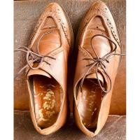 ราคา Pradaรองเท้าหนังแท้ผูกเชือก (28600376249)