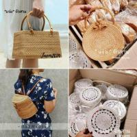 ราคา กระเป๋าหวาย แบบถือ หวายแท้ แจ่มจักสาน (7538487116)
