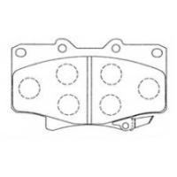 ราคา ผ้าเบรกหน้า TOYOTA LAND CRUISER 4.2,4.5 4WD VX80 (HZJ80) , FJ80 ปี 90-98 ผ้าเบรกยี่ห้อมีนเทกซ์ (15762017202)