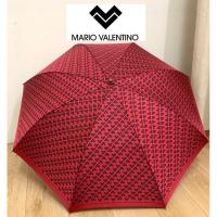 ราคา ร่มญี่ปุ่นมือสอง ร่มพับ 2 ตอน สีแดงผ้ามันเงา แบรนด์ Mario Valentino จาก อิตาลี (22454674242)
