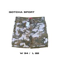 ราคา กางเกงคาร์โก้ มือสอง ขาสั้น สามส่วน ลายพราง คาโม่ ลายทหาร Gotcha Sport (26065087563)