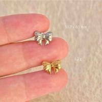 ราคา ต่างหูโบว์ Angie Bow ต่างหูสแตนเลส ชุบทอง18k (25336416581)