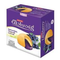 ราคา ดิวเบอร์รี่พัฟเค้กสอดไส้ครีมกลิ่นบลูเบอร์รี่ 17 กรัม 1 แพ็ค 12 ซอง (23866526316)