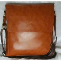 ราคา Leather CONCEPT กระเป๋าสะพายข้างผู้ชาย Mont Blanc (สีน้ําตาลอ่อน) (4879451087)