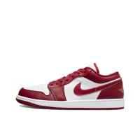 ราคา ในสต็อกของแท้ 100% Jordan Air Jordan 1 low cardina รองเท้าบาสเก็ตบอล (23889781461)