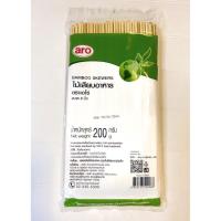 ราคา ไม้แหลมเสียบอาหาร ไม้เสียบลูกชิ้นไม้เสียบหม่าล่า ขนาด 8 นิ้ว หนัก200กรัม (13823303817)