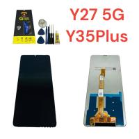ราคา หน้าจอ LCD + ทัชสกรีน ใช้ร่วมกับ Vivo Y27 5G Y35Plus สินค้าดีมีคุณภาพ แถมฟรีฟีมล์กระจกกันรอย+กาว+ไขควง (24502231415)