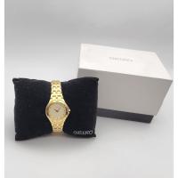 ราคา นาฬิกา SEIKO WOMEN'S SUP310 SOLAR CHAMPAGNE DIAL GOLD TONE STAINLESS STEEL WATCH 30 MM พร้อมกล่อง (สภาพดี) (24802002639)