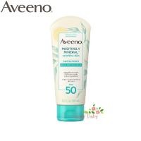 ราคา Aveeno Positively Mineral Sensitive Sunscreen Lotion SPF 50 (88 ml) โลชั่นกันแดดสำหรับทาตัว (3440887824)