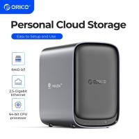 ราคา ORICO NAS Storage Box Network Hard Disk Box ที่เก็บข้อมูลบนคลาวด์ส่วนบุคคล Intel Chip Dual Ethernet Port 2500Mbps (HS500) (20012384284)