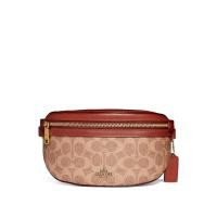ราคา ❤️Coach 39937 Belt bag signature canvas Midnight Navy ไม่มีถุงผ้านะคะ งานแท้% งานหิ้วจาก Shop & Outlet USA (10469001986)