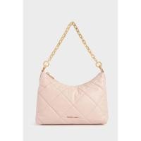 ราคา SALE new arrival กระเป๋า charles & keith สีชมพูโค้งมน (10396438933)