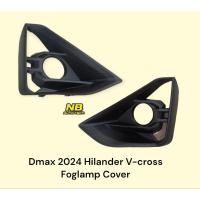 ราคา ฝาครอบไฟตัดหมอก Isuzu Dmax 2024 2025 ตัวสูง hilander v-cross ไฟตัดหมอก led แสงขาว (28902700779)