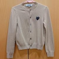 ราคา Used like new Comme des Garcons cardigan women beige size S ของแท้ สภาพดีมากกกก (2362206047)