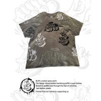 ราคา BLML Bubble Bombing Custom spray paint Hanes, Size: XL (Side Seamless) (24413048746)