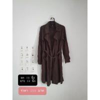 ราคา เสื้อคลุม Forever21 ทรงยาว สีพื้น (9941500773)